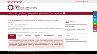 
                            9. The antecedents and consequences of e-service quality for online ...