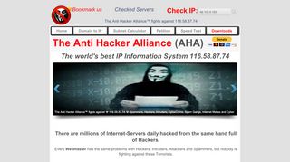 
                            5. The Anti Hacker Alliance™ fights against 116.58.87.74