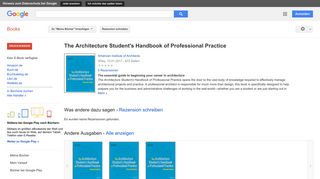 
                            6. The Architecture Student's Handbook of Professional Practice