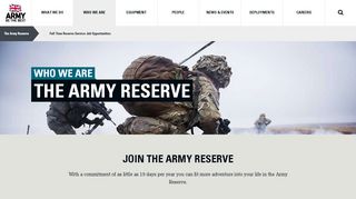 
                            6. The Army Reserve | The British Army
