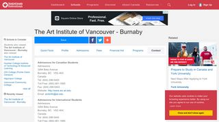 
                            11. The Art Institute of Vancouver - Burnaby - StudyinCanada.com!