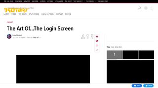 
                            8. The Art Of...The Login Screen - Kotaku