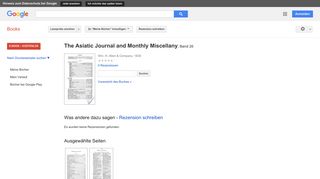 
                            10. The Asiatic Journal and Monthly Miscellany