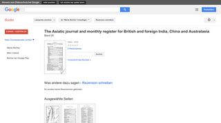 
                            7. The Asiatic journal and monthly register for British and foreign ...