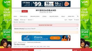 
                            12. The Asic thread | Page 50 | MyBroadband