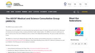
                            6. The ASOIF Medical & Science Consultative Group (AMSCG) | ASOIF