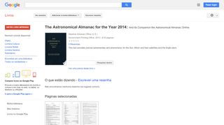 
                            11. The Astronomical Almanac for the Year 2014: And Its Companion the ...