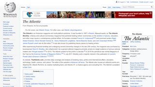 
                            2. The Atlantic - Wikipedia