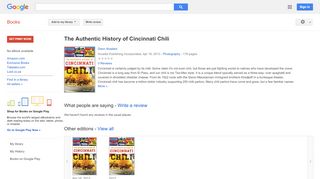 
                            13. The Authentic History of Cincinnati Chili
