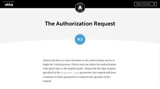 
                            4. The Authorization Request - OAuth 2.0 Servers - OAuth.com
