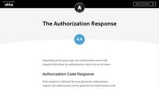 
                            8. The Authorization Response - OAuth 2.0 Servers