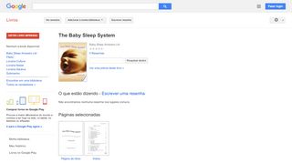 
                            7. The Baby Sleep System - Resultado da Pesquisa de livros Google