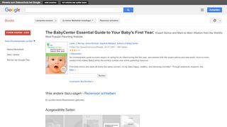 
                            9. The BabyCenter Essential Guide to Your Baby's First Year: Expert ...