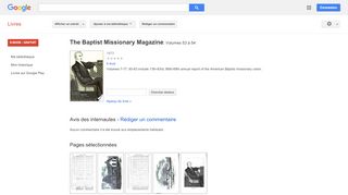 
                            10. The Baptist Missionary Magazine