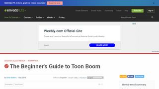 
                            9. The Beginner's Guide to Toon Boom - Design TutsPlus - Envato Tuts+