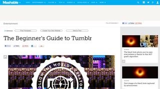 
                            9. The Beginner's Guide to Tumblr - Mashable