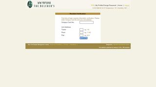 
                            10. The Belcher's Club - Web Booking System