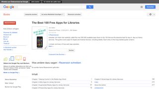 
                            11. The Best 100 Free Apps for Libraries