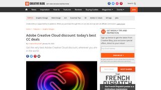 
                            11. The best Adobe deals in 2019: how to get a Creative Cloud discount ...