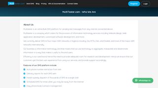 
                            7. The Best Bulk SMS Service in Nigeria - Multitexter