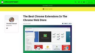 
                            6. The Best Chrome Extensions In The Chrome Web Store – Hacker Noon