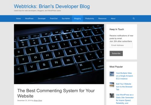 
                            1. The Best Commenting System for Your Website | Brian's Tips and ...