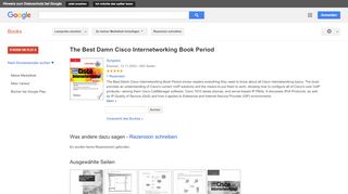 
                            11. The Best Damn Cisco Internetworking Book Period