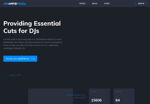 
                            2. The Best DJ Pool | MyMP3Pool | $19.95/Month