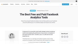 
                            11. The Best Free and Paid Facebook Analytics Tools | Brandwatch