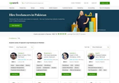 
                            6. The Best Freelancers For Hire In Pakistan - Upwork™