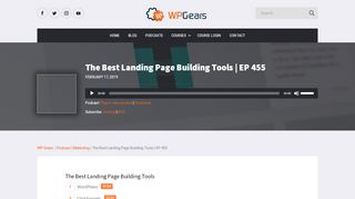 
                            11. The Best Landing Page Building Tools | EP 455 - WP Gears