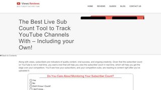 
                            12. The Best Live Sub Count Tool to Track YouTube Channels With ...