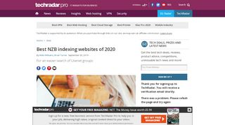 
                            7. The best NZB indexing websites of 2018 | TechRadar