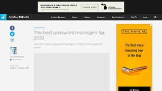 
                            11. The Best Password Managers for 2019 | Digital Trends