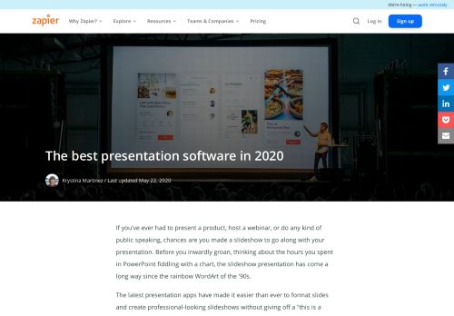 
                            6. The Best Presentation Software in 2018: 13 PowerPoint Alternatives
