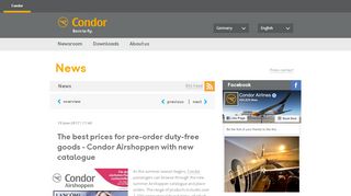 
                            11. The best prices for pre-order duty-free goods - Condor Airshoppen ...