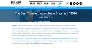 
                            11. The Best Time and Attendance Systems of 2019 - Business ...