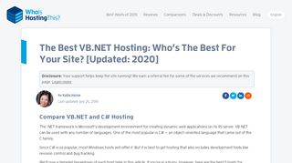 
                            12. The Best VB.NET Hosting: Who's The Best For Your Site? [Updated ...