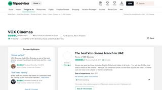 
                            10. The best Vox cinema branch in UAE - Review of VOX Cinemas, Dubai ...