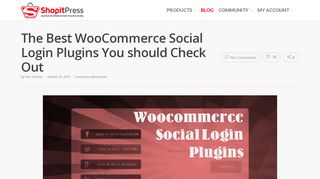 
                            7. The Best WooCommerce Social Login Plugins You should Check Out ...