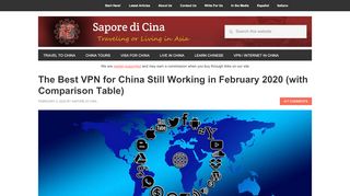 
                            5. The Best Working VPN for China in February 2019 - Sapore di Cina