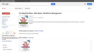 
                            11. The Big Red Book - Bite Sized - Workforce Management