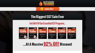 
                            12. The Biggest EGT Sale Ever - Elite Guard Training