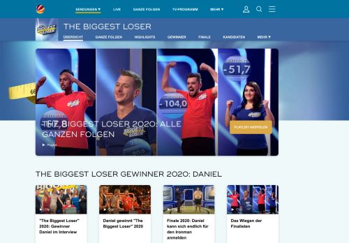 
                            3. The Biggest Loser - Sat.1