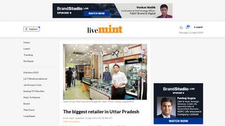 
                            8. The biggest retailer in Uttar Pradesh - Livemint