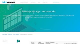 
                            9. The BIMobject® App for Vectorworks
