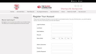 
                            9. The Blood Connection - Donor Portal