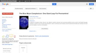 
                            12. The Blue Moon Complexicon: One Giant Leap For Penmankind - Risultati da Google Libri