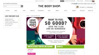 
                            7. The Body Shop | Love Your Body Club