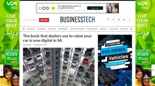 
                            10. The book that dealers use to value your car is now digital in SA